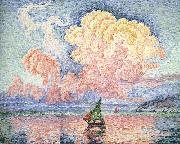 Paul Signac Antibes, the Pink Cloud oil on canvas